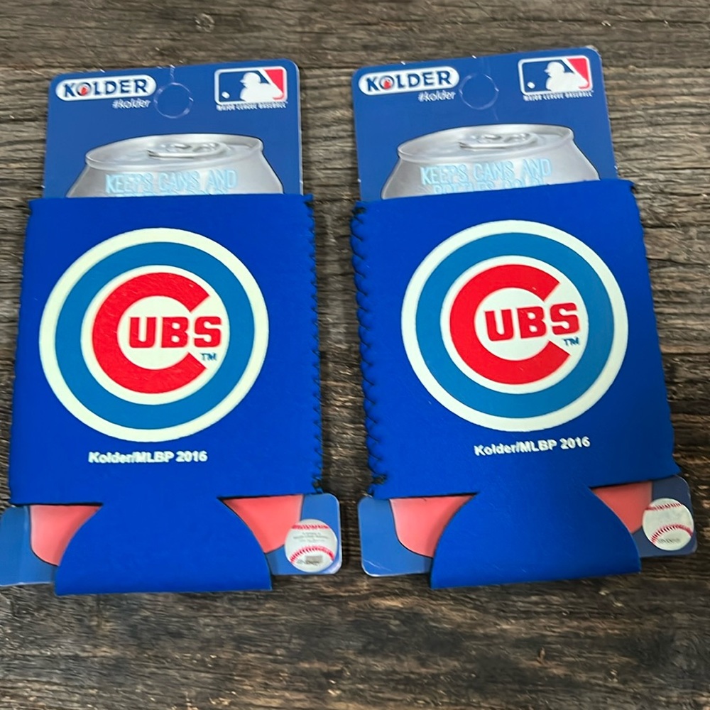 Chicago Cubs set of coozies